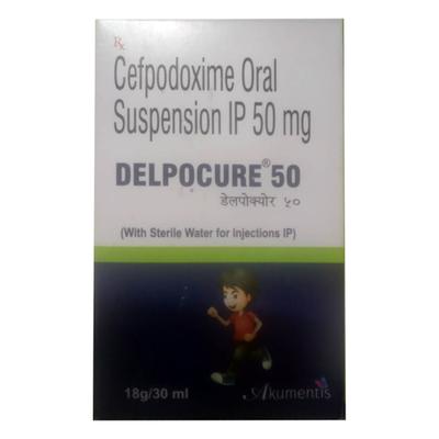 DELPOCURE 50 Oral Suspension 30ml - Bacterial Infections-Cep