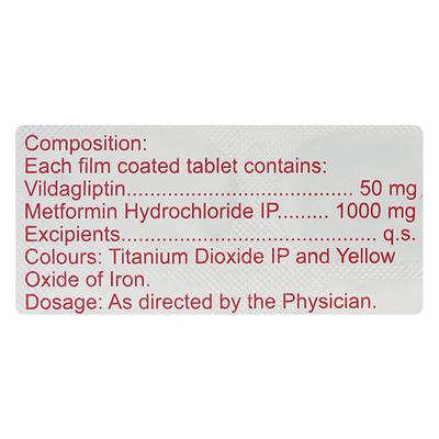 ZOMELIS MET 50/1000mg Tablet 15's - Diabetes-Ant