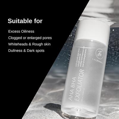 The Formularx 6% AHA BHA Exfoliator with 5% Glycolic and 1% Salicylic Acid for Whiteheads, & Rough Skin Texture 100 ml - Scrubs & Exfoliants