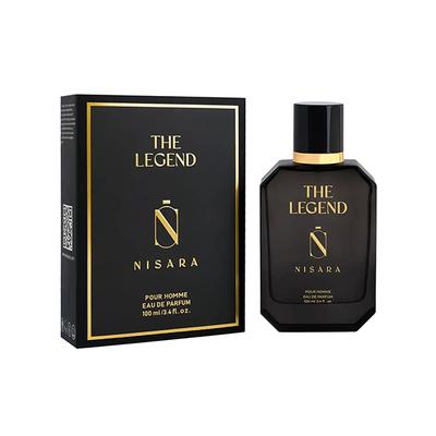 Nisara The Legend Perfume Long Lasting Fragrance Aromatic Woody Amber Eau De Parfum For Men 100 ml - Men Perfumes (Edt/Edp)