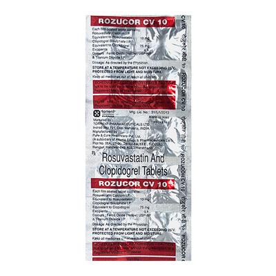 ROZUCOR CV 10 Tablet 10's - High Cholesterol-Dys
