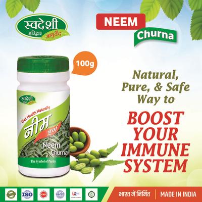 Swadeshi Neem Churna Powder 100 gm - Pure Herbs
