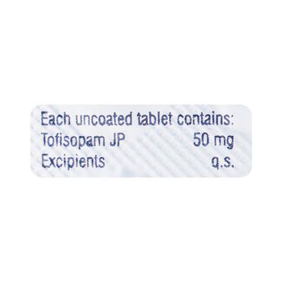 Toficalm 50mg Tablet 10'S - Anxiety-Anx