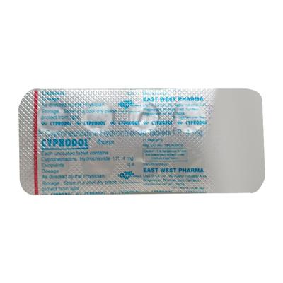 Cyprodol 4mg Tablet 10'S - Allergies-Ant