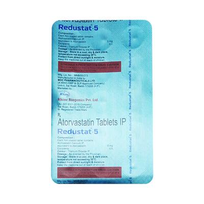 REDUSTAT 5 Tablet 15's - High Cholesterol-Dys