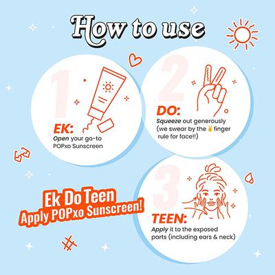 Myglamm Popxo Glow Goals Illuminating Sunscreen Broad Spectrum SPF 30 PA++,Dermatologically Tested 30gm - Body Sunscreen
