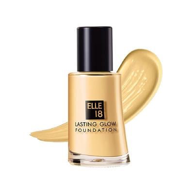 Elle 18 Lasting Glow Foundation, 02 Marble for Fair To Wheatish Skin 27ml - Foundation