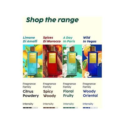 PLIX Spices Di Morocco Perfume for Everyday Use - Long Lasting & Premium Parfum, Fresh Fragrance, Grapefruit, Pepper & Cedar, Fruity & Woody Perfume for all Occasions 100 ml - Perfumes (Edt/Edp)