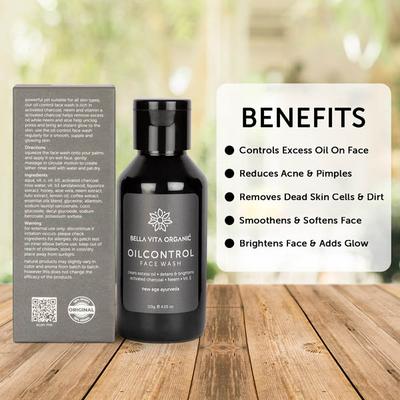 Bella Vita Organic Oil Control Face Wash 115 ml - Face Wash & Cleansers