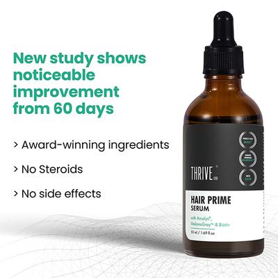 Thriveco Anti-Greying Hair Prime Serum, Reverses Premature Greying 50 ml - Hair Serums