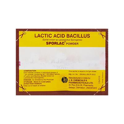 SPORLAC BANANA FLAVOUR Powder 1gm - Diarrhoea-Ant