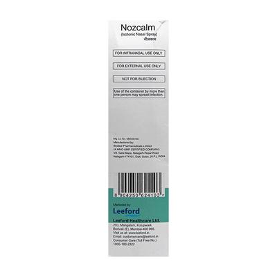 NOZCALM ISOTONIC Nasal Spray 100ml - Nasal Congestion-Nas
