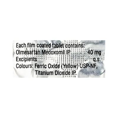 Olvance 40mg Tablet 10'S - Hypertension-Ang