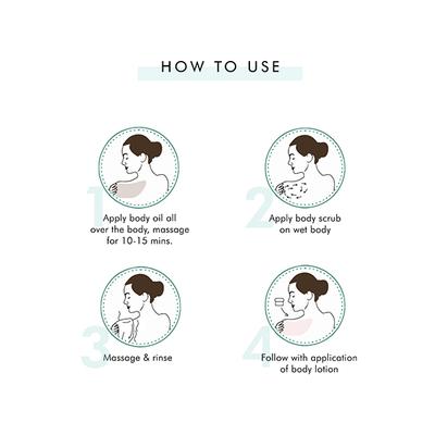 mCaffeine Cellulite & Stretch Mark Reduction Duo 200 gm - Face Scrubs