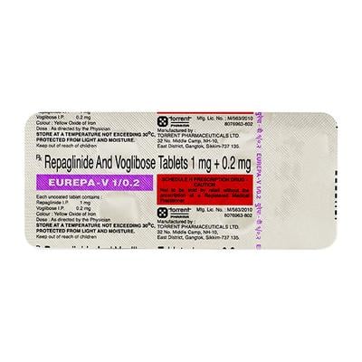 EUREPA V 1/0.2mg Tablet 10's - Diabetes-Ant