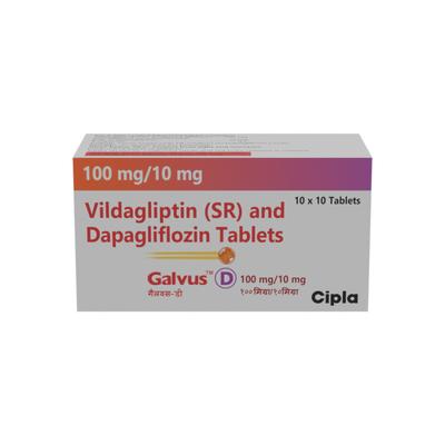 GALVUS D 100/10mg Tablet 10's - Diabetes-Ant