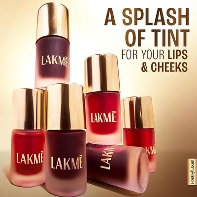 Lakme 9to5 Double Duty Lip & Cheek Water Stain Ruby Glow 9 ml - Lip Glosses