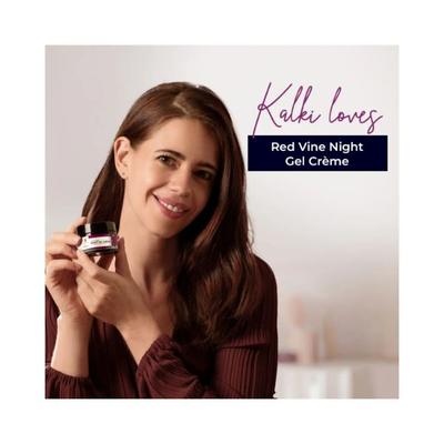 Pilgrim Red Vine Night Cremegel 50 gm - Night Cream