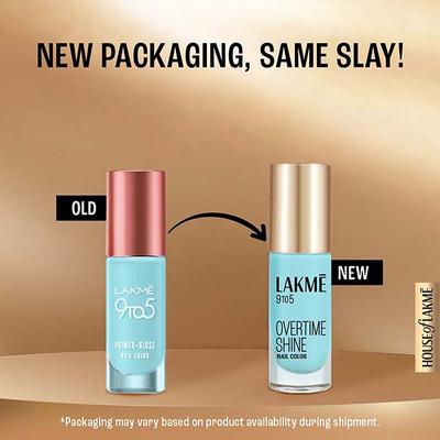 Lakme 9To5 P+G Nail Sky Blue 6 ml - Nail Polish