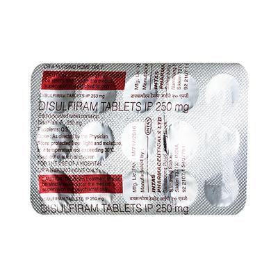 DISULFIRAM 250 Tablet 15's - Alcohol Addiction