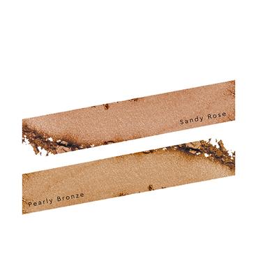 KIRO Highlighter Duo Prism Prefect 01 - Sandy Rose - Pearly Bronze 9 gm - Highlighters & Illuminators