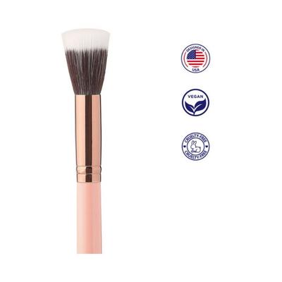 Luxie 524 Small Duo Fibre Brush - Rose Gold 1's - Face Brush