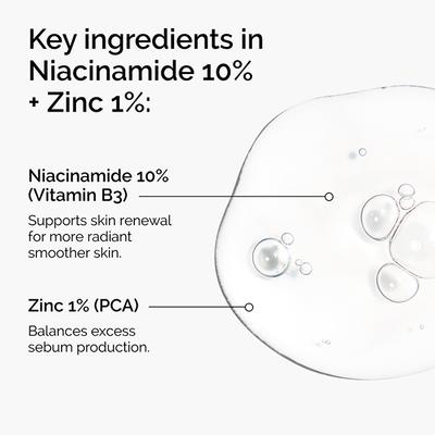 The Ordinary Niacinamide 10% + Zinc 1% (EU) 60 ml - Face Serum