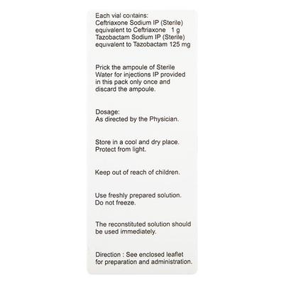 Accutaz AS Injection 1'S - Bacterial Infections-Cep