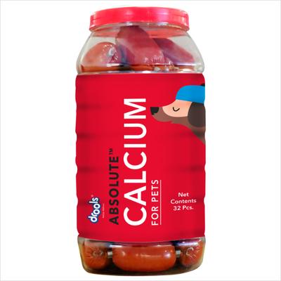 Drools Absolute Calcium Sausage Dog Supplement (Jar) 32's - Petfood