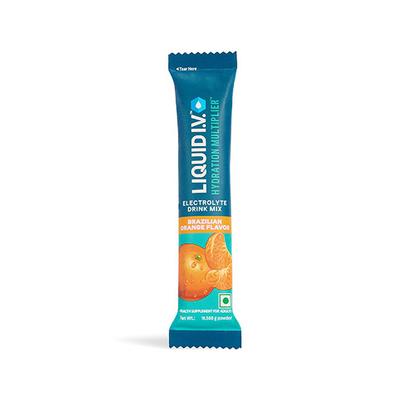 Liquid I.V. Hydration Multiplier- Brazilian Orange, Electrolyte Powder Drink Mix 12's - Multi-Vitamins