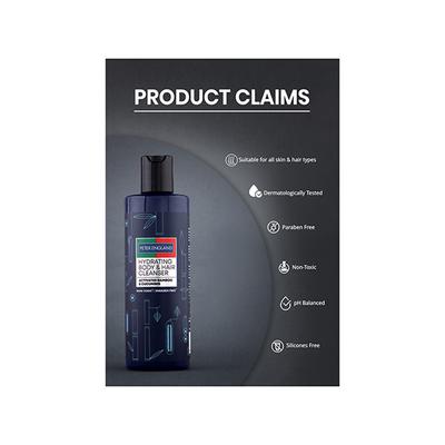 Peter England Hydrating Body & Hair Cleanser 250 ml - Shower Gels & Body Wash