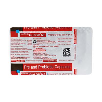 GUT OK NF Capsule 10'S - Diarrhoea-Ant