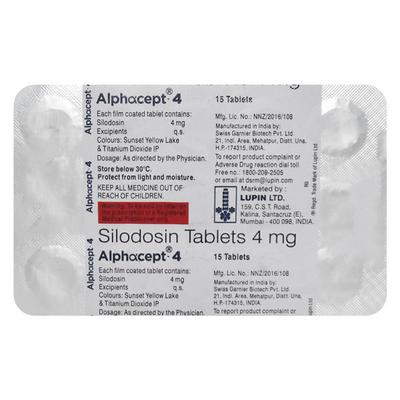 ALPHACEPT 4 Tablet 15's - Bladder And Prostate Disorders-Dru