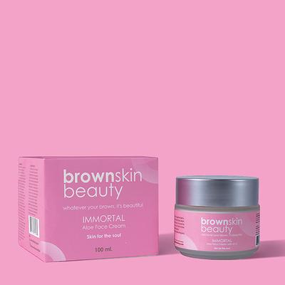 BrownSkin Beauty Immortal Aloe Face Cream with Vit. C 100 ml - Face Moisturizers