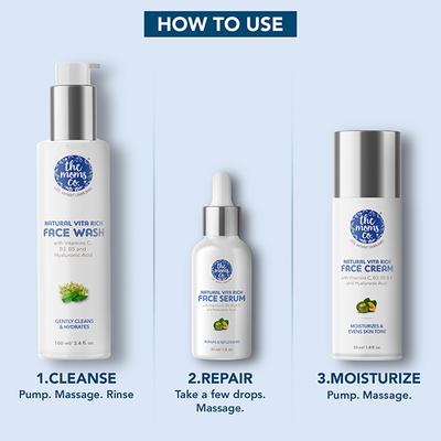 The Mom's Co. Natural Vita Rich Face Wash 100ml - Scrubs & Exfoliants