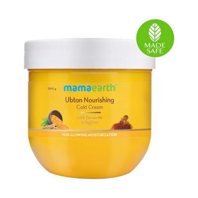Mamaearth Ubtan Nourishing Cold Cream for Winter with Turmeric & Saffron 200 gm - Creams/Oils/Lotions