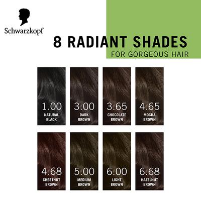 Schwarzkopf Simply Colour Permanent Hair Colour For 100% Grey Coverage - 4.68 Chestnut Brown 142.5 ml - Crème