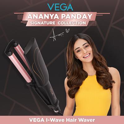 VEGA I-Wave Hair Waver VHWR-01 (Ananya Panday Signature Collection) Black 1 gm - Multi-Stylers
