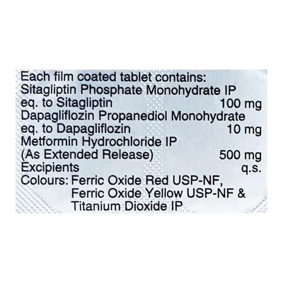 SITARA DM 500 Tablet 10's - Diabetes-Ant