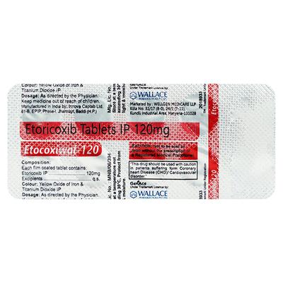 ETOCOXIWAL 120 Tablet 10's - Pain relief-Nsa