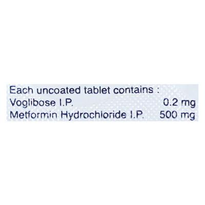 Voglitor MF 0.2mg Tablet 10'S - Diabetes-Ant