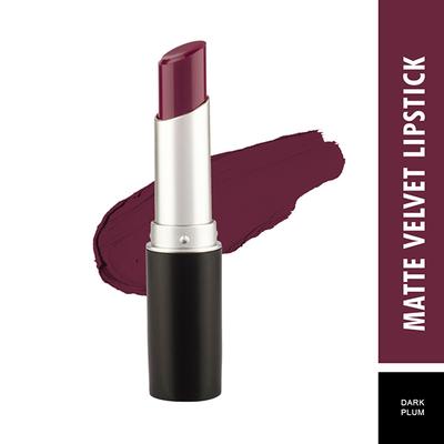 Swiss Beauty Smooth Velvet Matte Lipstick - (Dark Plum) 3.2 gm - Lipsticks