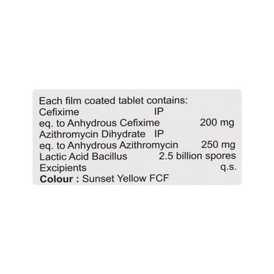 CAFEX AZ LB Tablet 10's - Bacterial Infections-Cep
