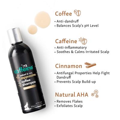 Mcaffeine Naked & Raw Cappuccino Coffee Shampoo 250 ml - Shampoos