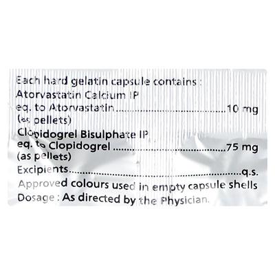 CLOPICAN A 75/75 Capsule 10's - Blood Clot-Ant