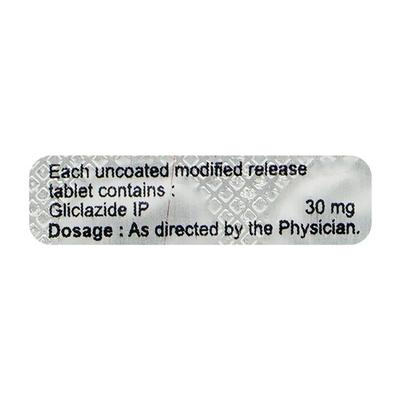 Glizihenz 30mg Tablet 10'S - Diabetes-Ant