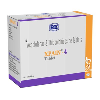 XPAIN 4mg Tablet 10's - Muscle Cramps/Spasticity-Mus