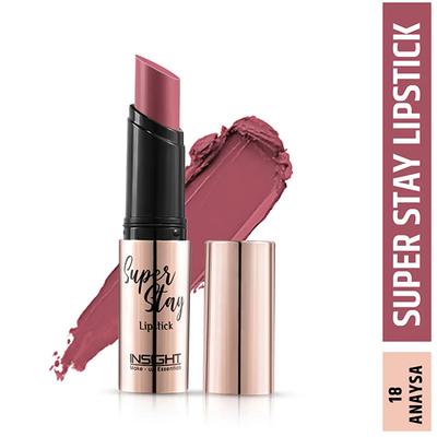 Insight Cosmetics Super Stay Lipstick - Anaysa (18) 7 gm - Lipsticks