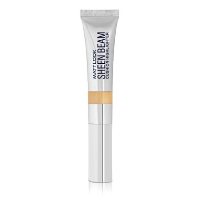 Matt Look Sheen Beam Cushion Highlighter with Lightweight Formula & Buildable Coverage, Gold-01 15 ml - Highlighters & Illuminators