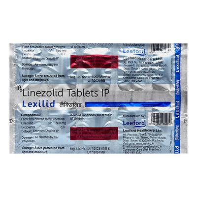 LEXILID Tablet 10's - Bacterial Infections-OAB